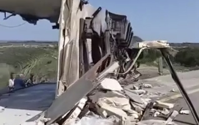 Bakı-Quba yolunda ağır qəza, ölən var - VİDEO