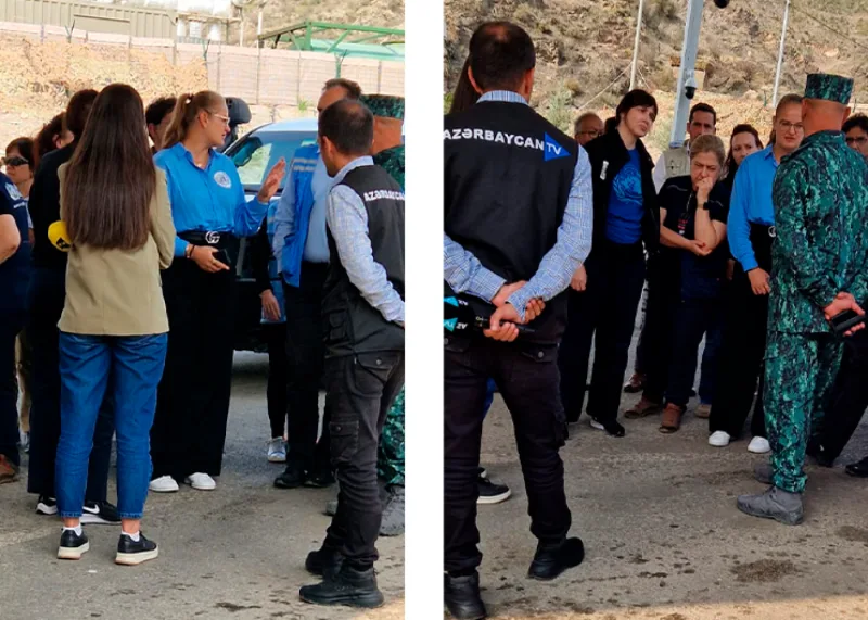BMT nümayəndələri Laçın sərhəd-keçid məntəqəsinə baxıblar