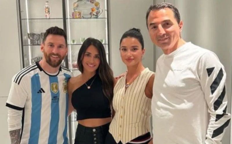 Messi azərbaycanlı iş adamı ilə paylaşım edib - FOTO