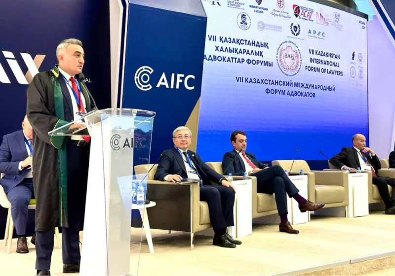 Vəkillər Kollegiyasının nümayəndə heyəti Qazaxıstanda - FOTOLAR