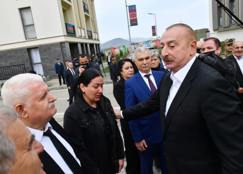 Prezident Füzulidəki çıxışında kövrəldi - VİDEO