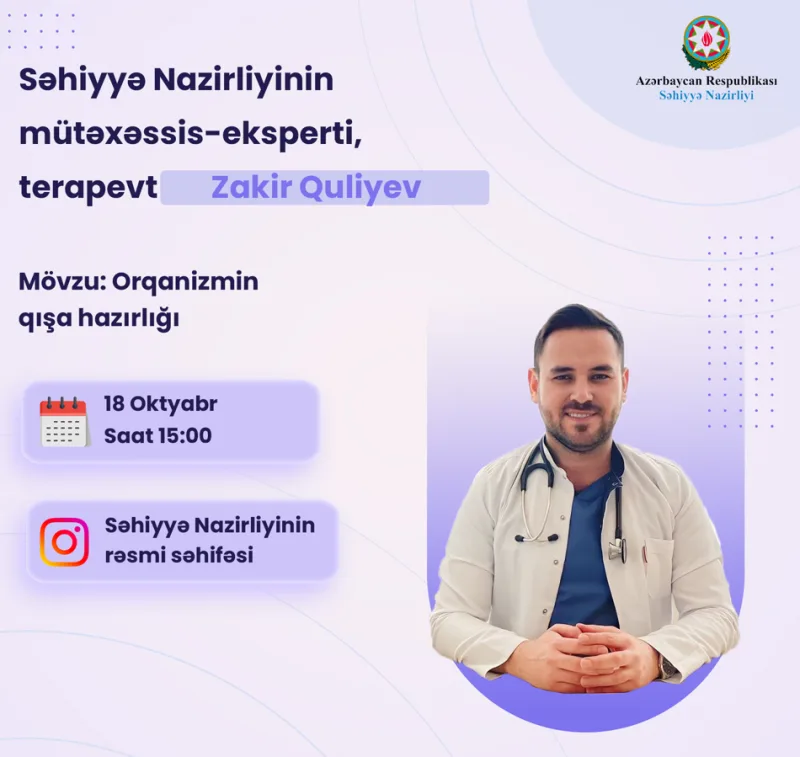 Nazirlik canlı yayım edəcək