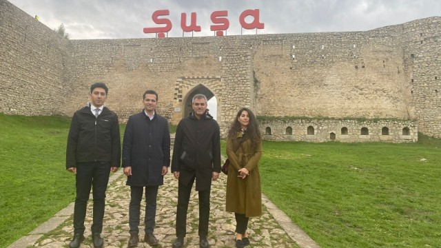 TBMM-nin nümayəndə heyəti Şuşaya səfər etdi - FOTOLAR