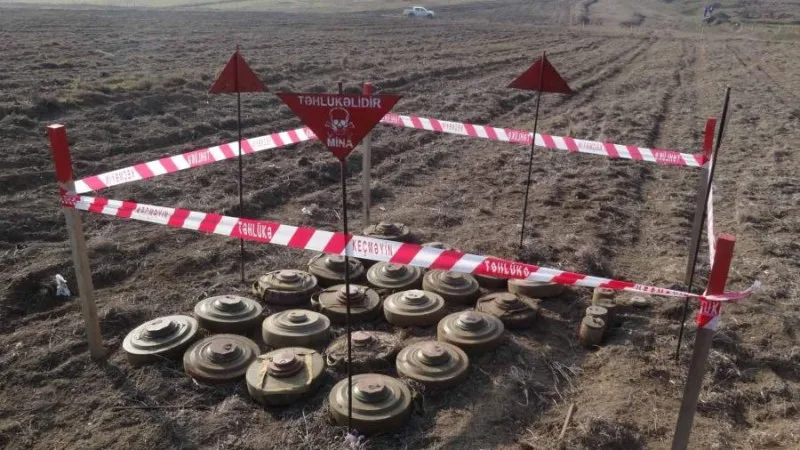 Azad edilmiş ərazilərdə ötən həftə tapılan minaların sayı AÇIQLANDI