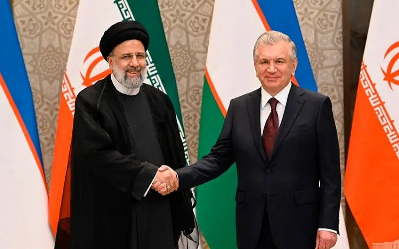Rəisi və Mirziyoyev ikitərəfli əməkdaşlığın daha da genişləndirilməsi yollarını müzakirə ediblər