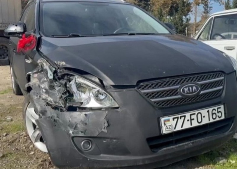 Narkotik çəkib maşın sürdü, qəza törətdi