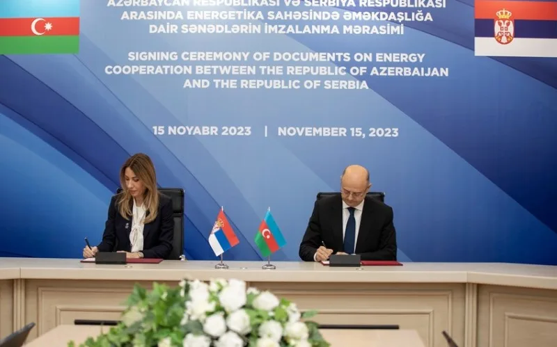 Azərbaycan və Serbiya təbii qaz sahəsində strateji sənədlər imzaladılar