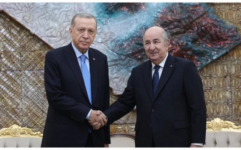 Ərdoğan Əlcəzair Prezidenti ilə görüşdü