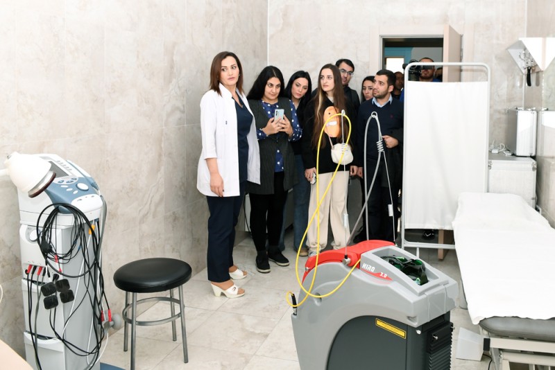 Naxçıvan MR Səhiyyə Nazirliyi jurnalistlər üçün media tur təşkil edib - FOTOLAR