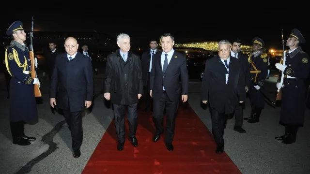 Sadır Japarovun Azərbaycana səfəri başa çatdı