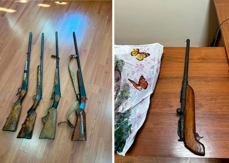 Silahları könüllü polisə təhvil verdilər