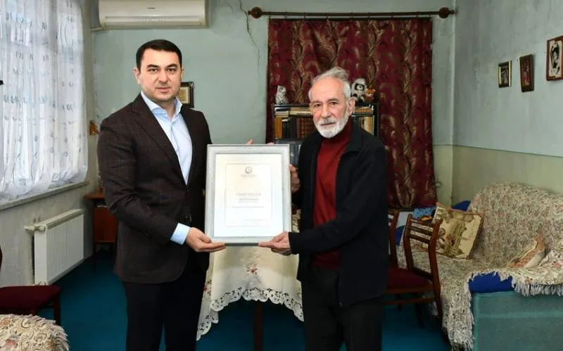 Mədəniyyət naziri tanınmış kinorejissorun evində- FOTO