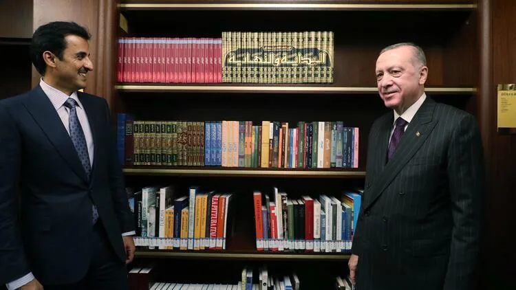 Ərdoğan Qətər Əmiri ilə görüşdü