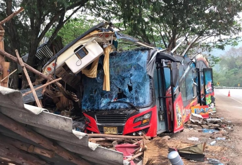Avtobus ağaca çırpıldı: 14 ÖLÜ, 35 YARALI