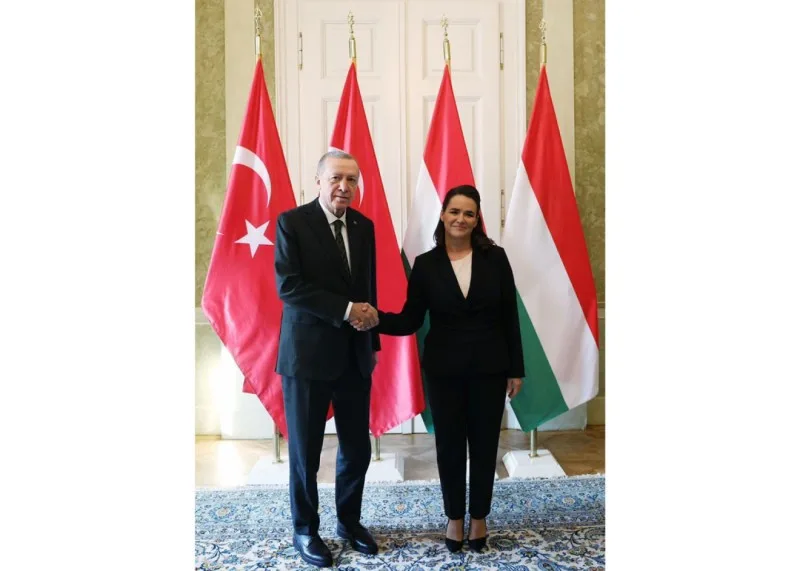 Ərdoğan Macarıstan Prezidenti ilə görüşdü