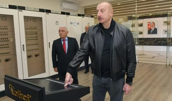 İlham Əliyev Ağdama getdi - FOTOLAR