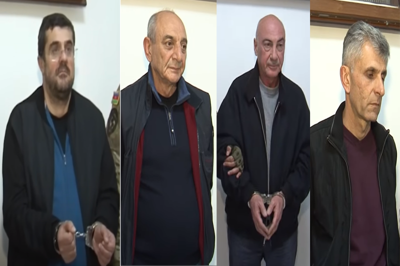 Qarabağda saxlanılan separatçılar ailələri ilə danışdılar