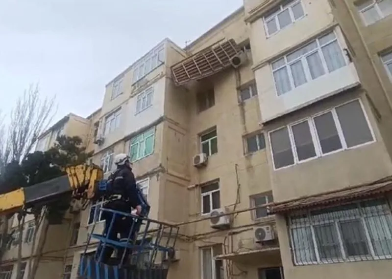 Pirallahıdakı təhlükə aradan qaldırıldı - VİDEO