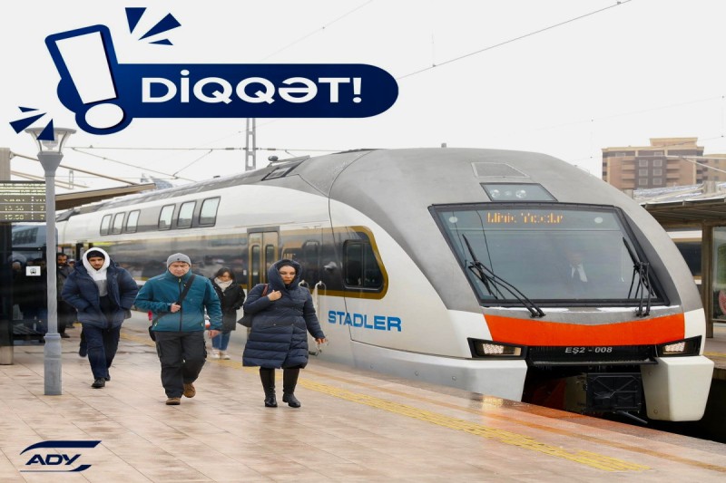 Sərnişin və yük qatarlarının sürət həddi endirildi