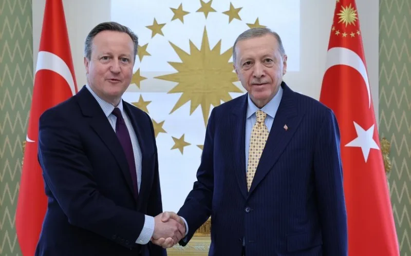 Ərdoğan Britaniya XİN başçısını qəbul etdi