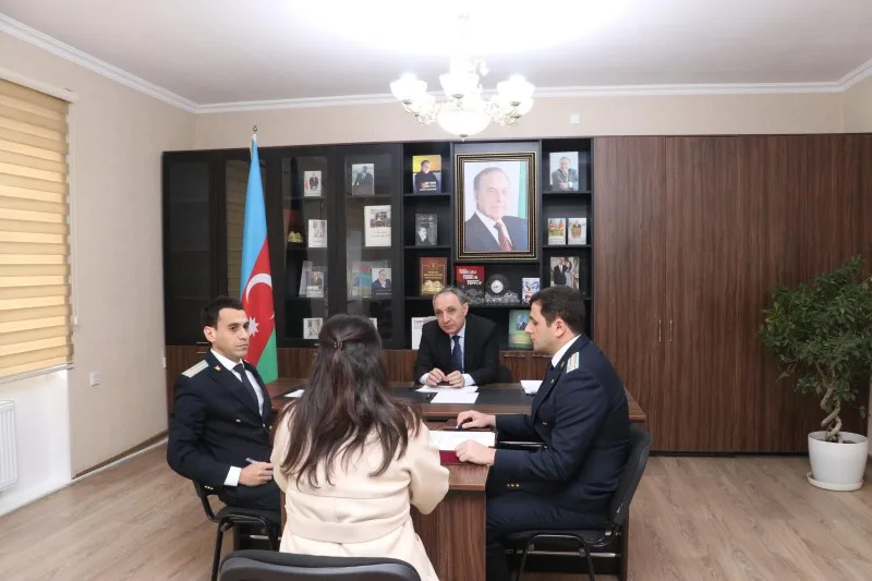 Baş prokuror Saatlıda qəbul keçirdi - FOTOLAR