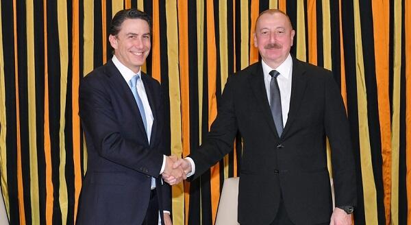 İlham Əliyev ABŞ rəsmisi ilə görüşdü