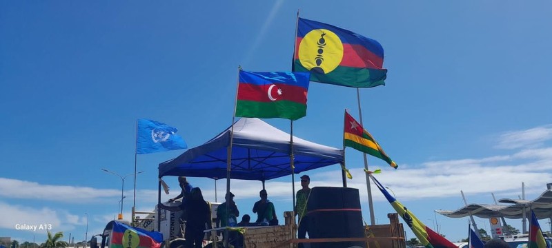 Yeni Kaledoniyada yenidən Azərbaycan bayrağı dalğalandırıldı - DETALLAR