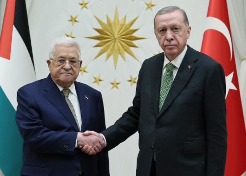 Mahmud Abbas Ərdoğanla görüşdü