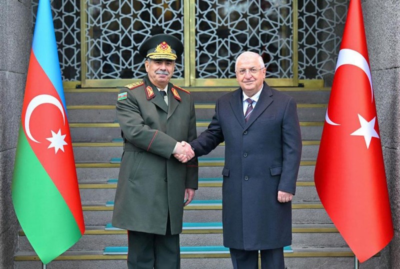 Müdafiə nazirlərinin Ankarada görüşü oldu - FOTO+YENİLƏNİB