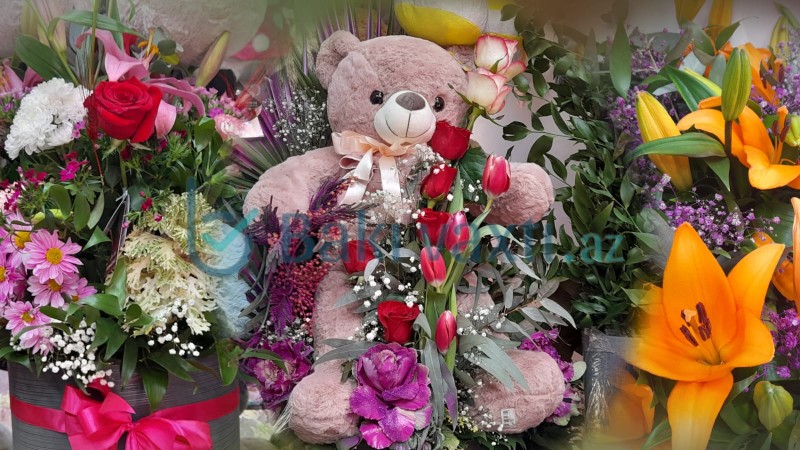 İldə bir dəfə deyinə-deyinə gül alırlar: Satıcılar elə şeylər danışdılar ki... - 8 Mart bazarından REPORTAJ