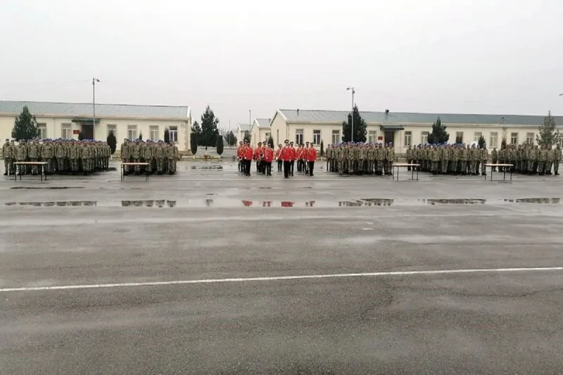 Komando kursunun növbəti buraxılışı olub