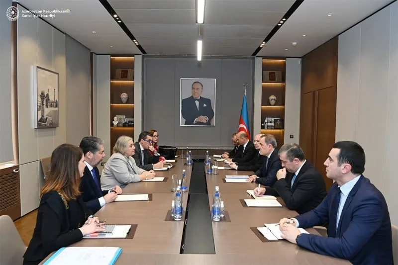 Ceyhun Bayramov Yunanıstanın XİN nümayəndəsi ilə görüşdü