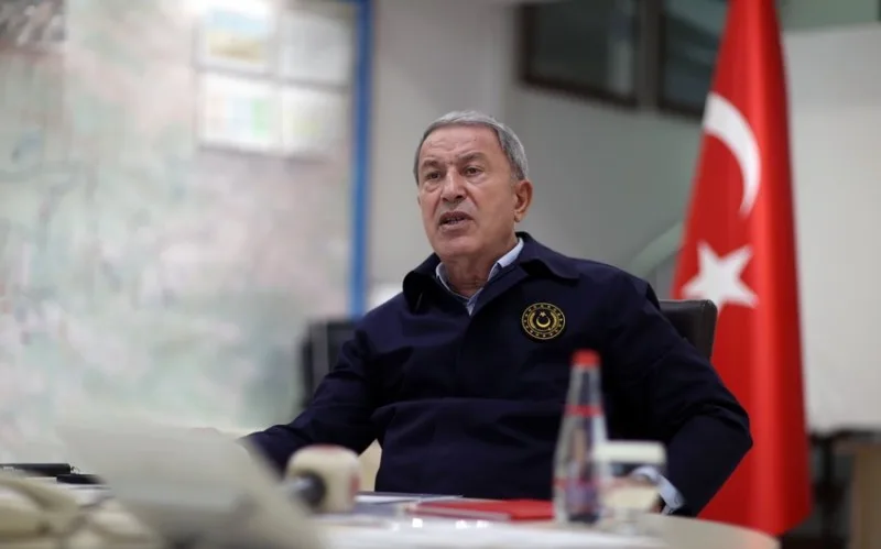 Hulusi Akar Azərbaycan-Ermənistan sülh prosesini müzakirə edib