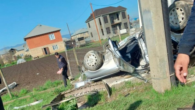 Masallıda avtomobil aşıb - xəsarət alanlar var
