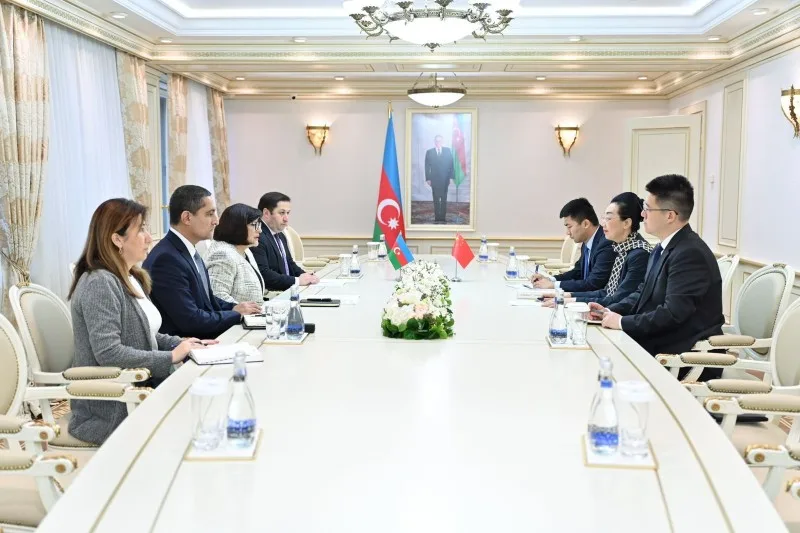 Azərbaycanla Çin arasında əməkdaşlıq əlaqələri müzakirə olundu