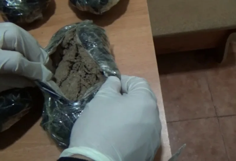 Samuxda narkokuryer saxlanıldı