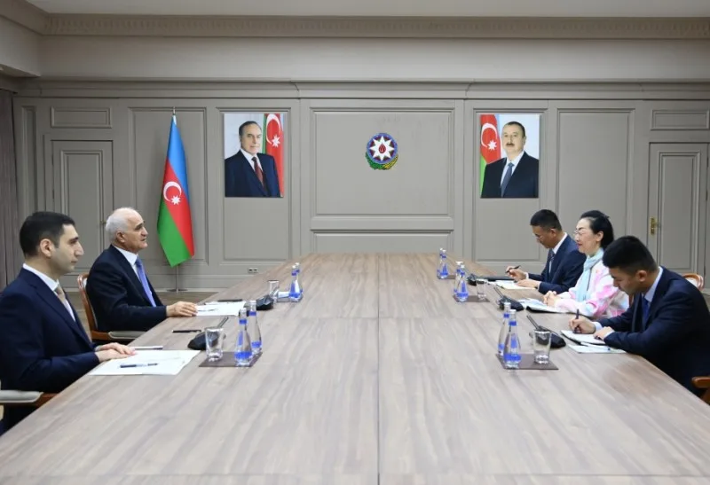 Şahin Mustafayev Çin səfiri ilə görüşdü
