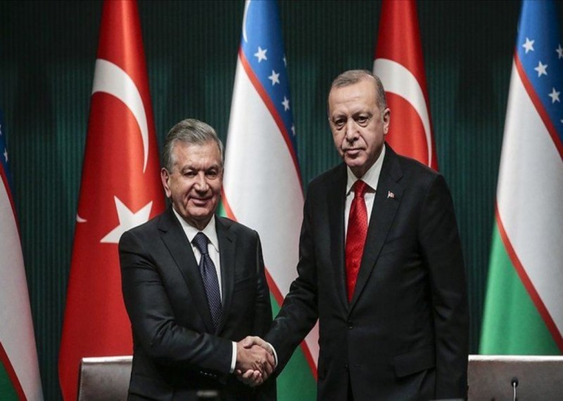 Ərdoğan özbəkistanlı həmkarı ilə müzakirə apardı