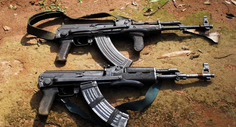 Xankəndidə 7 avtomat, 1 pulemyot, xeyli patron aşkarlanıb