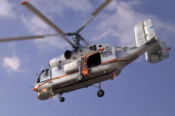 Moskvada helikopter yandırıldı 