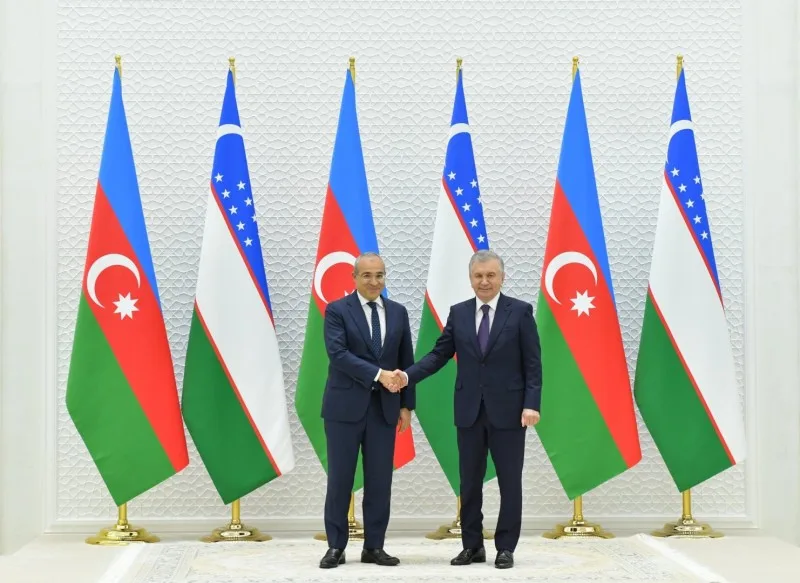 Özbəkistan prezidenti Azərbaycan nümayəndə heyətini qəbul edib