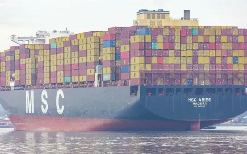 İran “MSC Aries” gəmisinin ekipajını azad edib