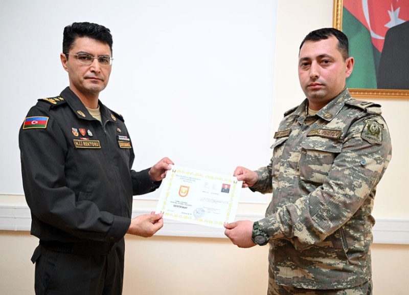 Tabor komandiri” kursunu bitirənlərə sertifikatlar verildi - FOTO