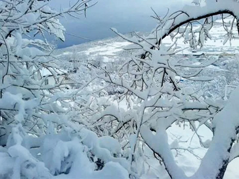 Şahdağda qar yağıb - Faktiki hava