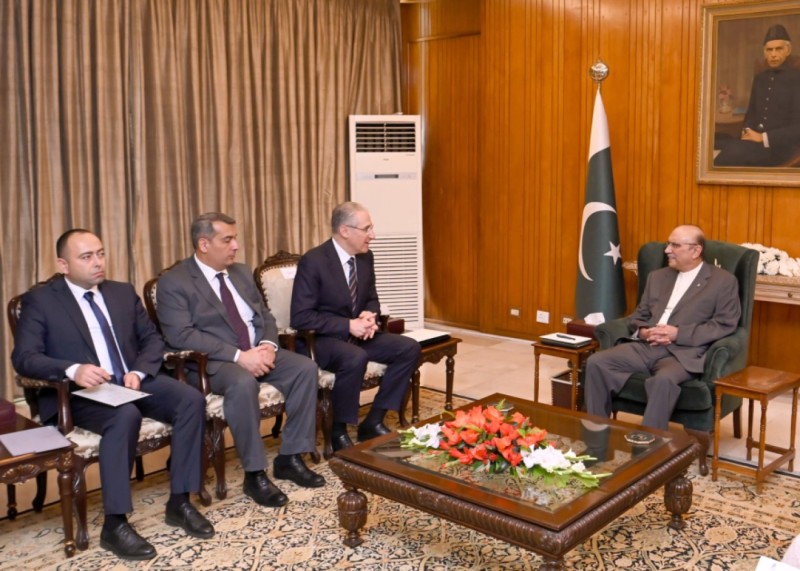 Pakistan Prezidenti Muxtar Babayevi qəbul etdi