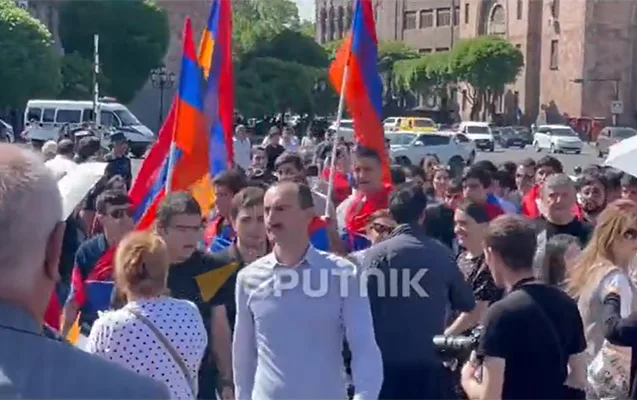 Ermənistandakı aksiyada 12 nəfər saxlanılıb - VİDEO - YENİLƏNİB
