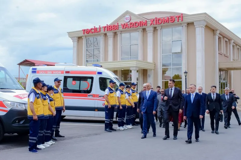 Səhiyyə naziri Naxçıvanda səfərdə olub - FOTOLAR