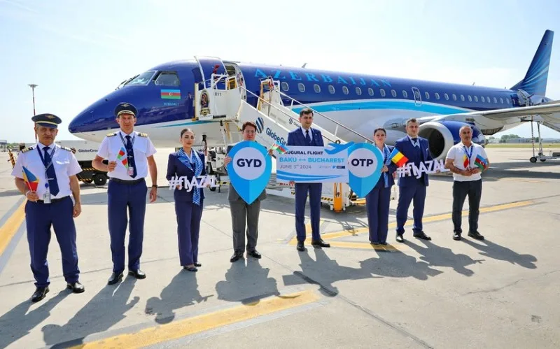 AZAL Buxarestə ilk reysini həyata keçirdi