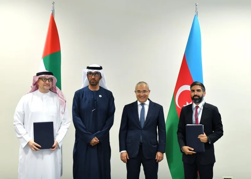 "SOCAR və "Masdar" arasında sazişlər imzalandı - FOTOLAR