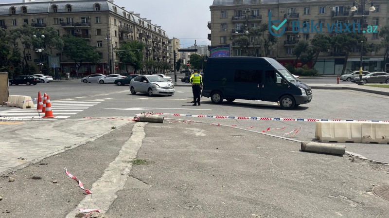 Bakıda “Prius” qəzası - FOTOLAR